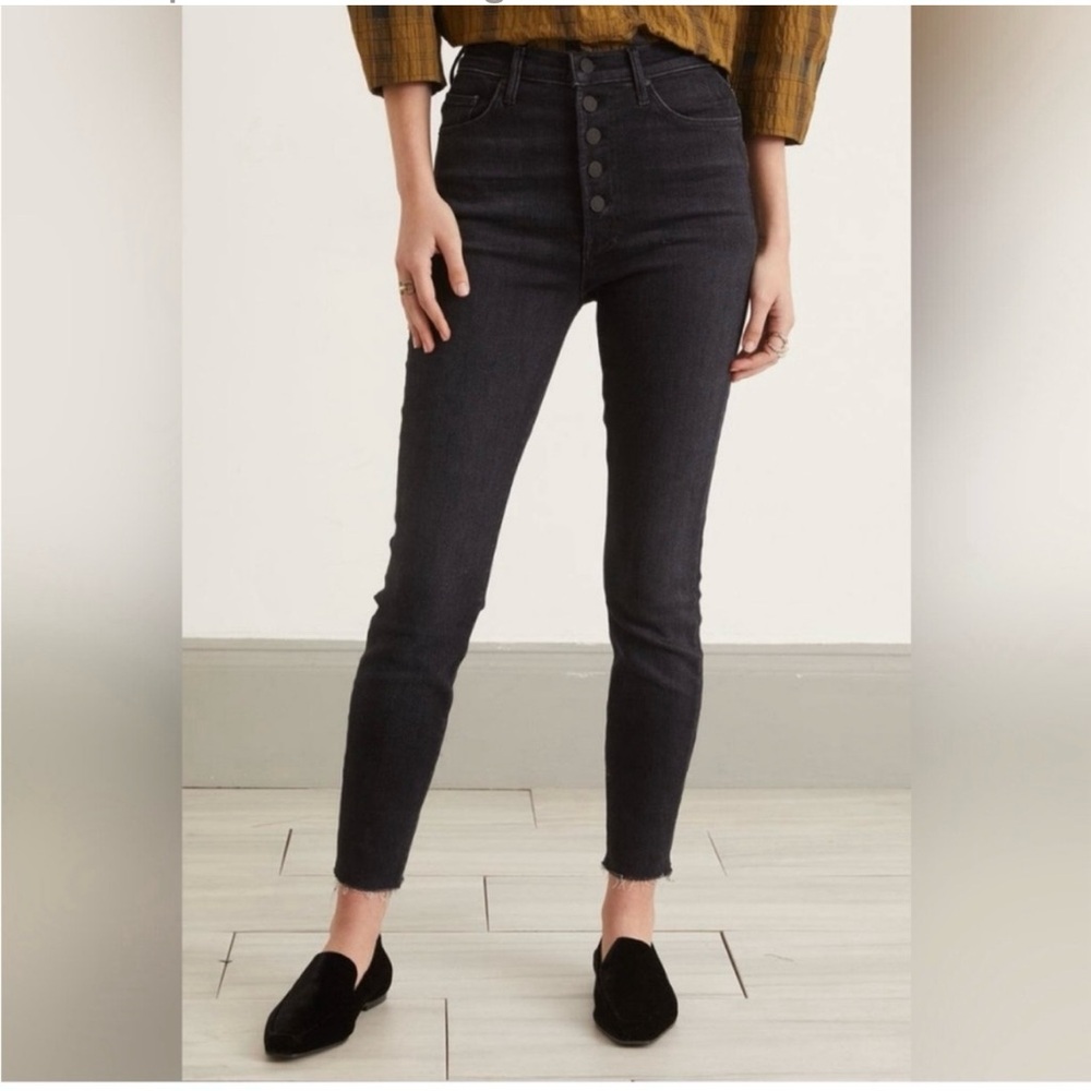 MOTHER The Pixie Ankle Fray Jeans